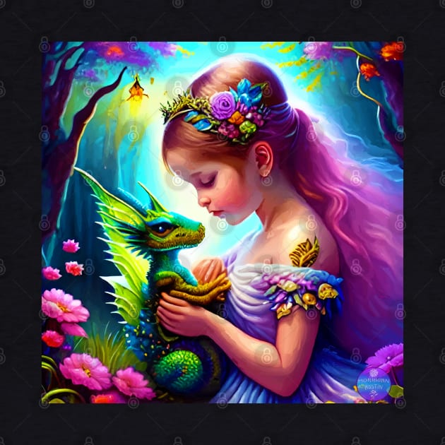 Fairy & Dragon (Friends) by Morrigan Austin